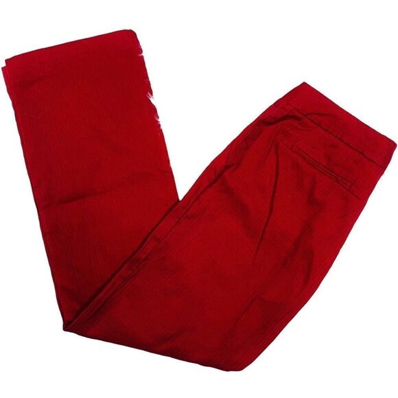 Nine & Co. Red Textured Bootcut Pants - Size 6 - Picture 1 of 11